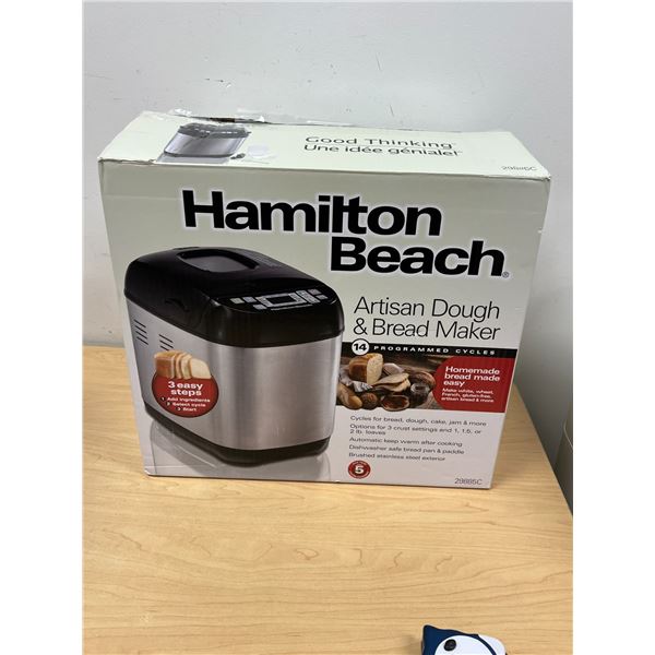 Hamilton Beach Artisan Dough & Bread Maker - Looks new, see all photos