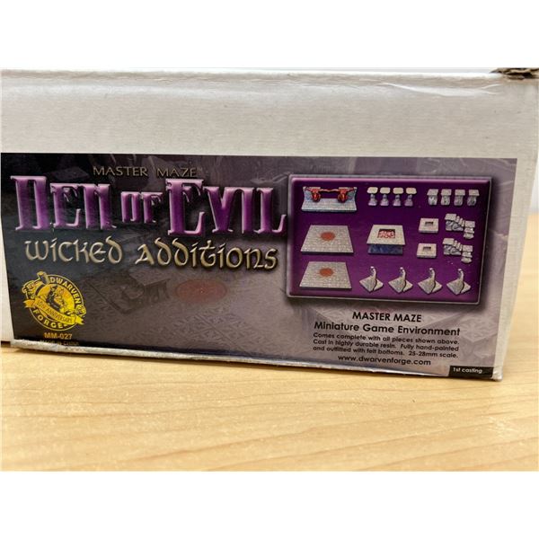 Dwarven Forge Master Maze Den of Evil Wicked Additions RPG MM-027