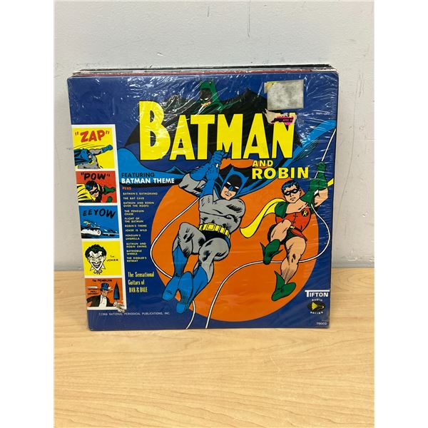 Sealed 1966 Batman And Robin LP Record - National Periodical Publications
