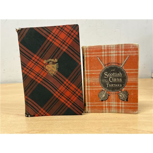 Vintage Scottish Clans Tartans Book & Poetical Works of Robert Burns