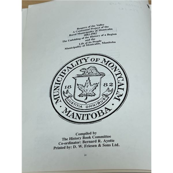 Montcalm MB "Reapers of the Valley 1882-1982" (pen inscription)