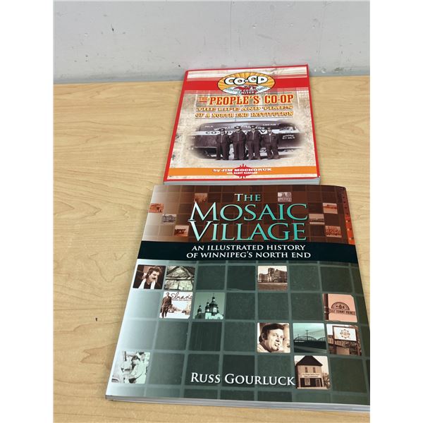 2 North End Winnipeg Books - The Mosaic Village & The Peoples Co-Op