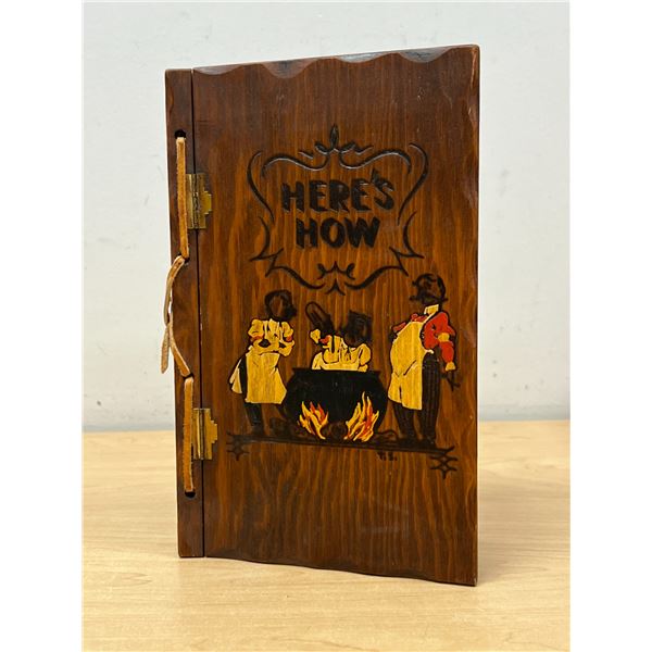 Mixology: 1941 Wood Covers Here's How Mixed Drinks Book