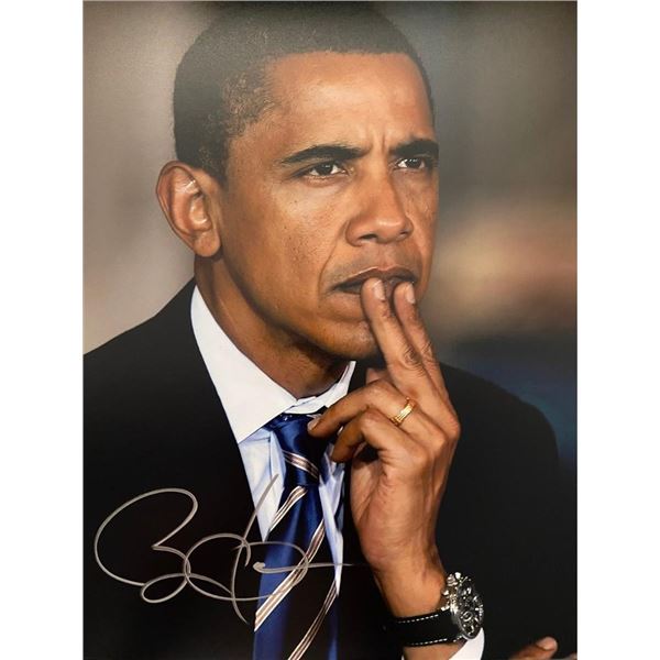 44th US President Barack Obama signed photo