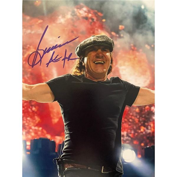 AC/DC Brian Johnson signed photo