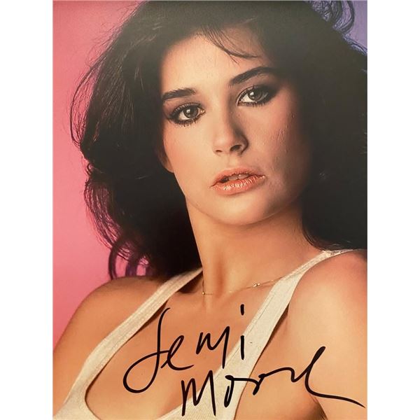 Demi Moore signed photo