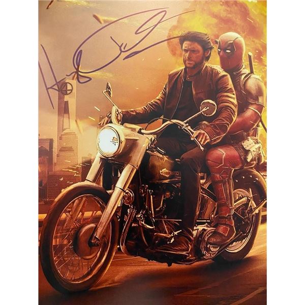 Deadpool and Wolverine Hugh Jackman signed movie photo