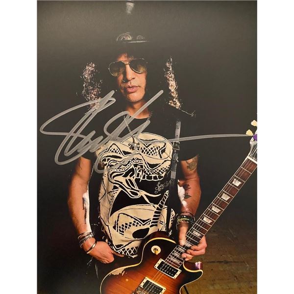 Guns N Roses Slash signed photo