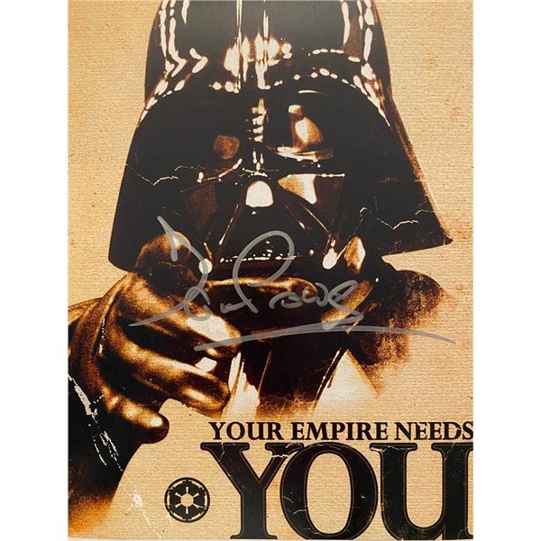 Star Wars Dave Prowse signed photo