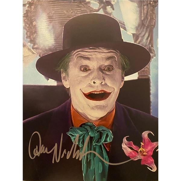 Batman Jack Nicholson signed photo