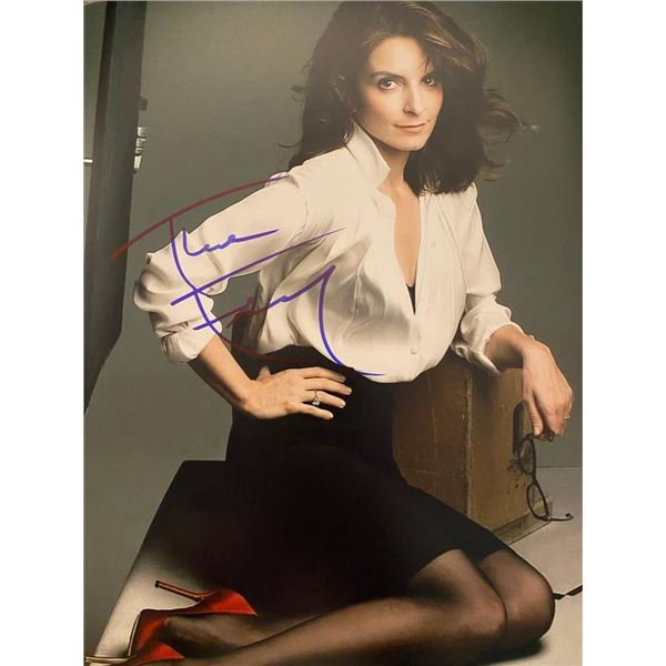 SNL Tina Fey signed photo