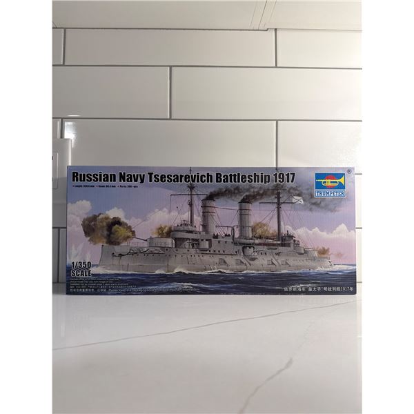 Trumpeter 1:350 scale Russian Navy Tsesarevich Battleship 1917