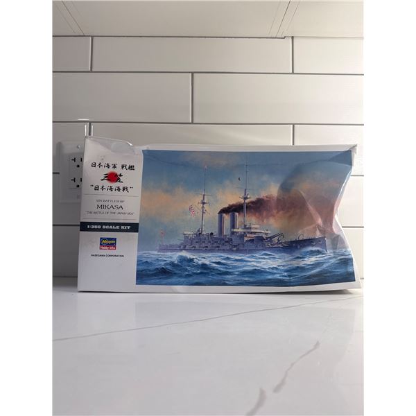 Hasegawa 1:350 scale Mikasa Battle ship