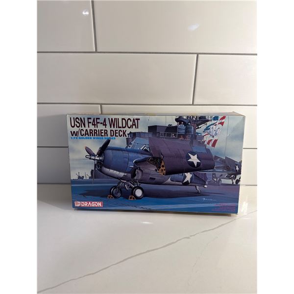 Dragon 1:72 scale USN F4F-4 Wildcat W/Carrier Deck