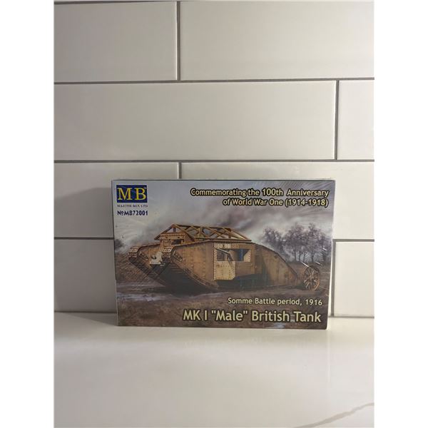 Masterbox 1:72 scale MkI Male British Tank Sealed