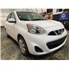 Image 8 : PARKSVILLE - 2017 NISSAN MICRA, WHITE, 113016 KMS, FRONT WHEEL DRIVE. - D249939