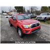 Image 6 : DUNCAN - 2012 TOYOTA TACOMA, RED, 334973 KMS, 4X4. - D012168