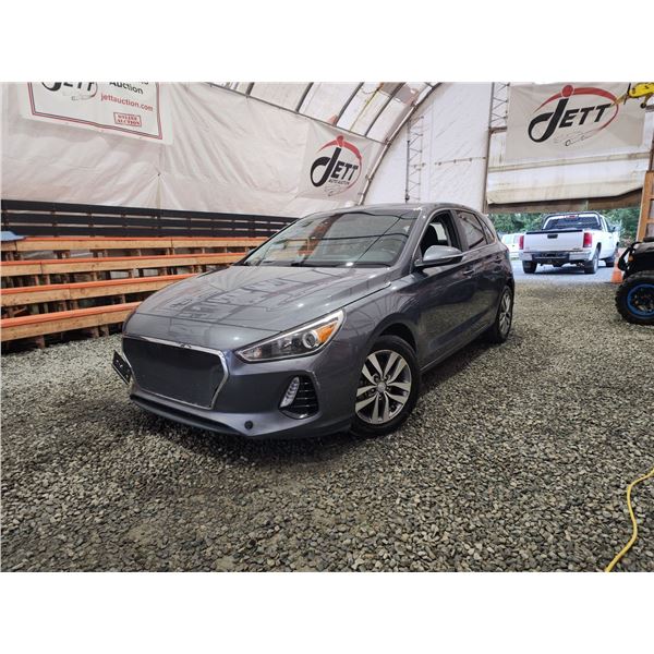 PARKSVILLE - 2020 HYUNDAI ELANTRA, GREY, 113677 KMS, FRONT WHEEL DRIVE. - D128855