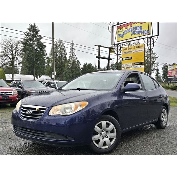 DUNCAN -- 2010 HYUNDAI ELANTRA, BLUE, 160195 KMS, FRONT WHEEL DRIVE - J027025