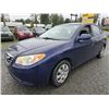 Image 2 : DUNCAN -- 2010 HYUNDAI ELANTRA, BLUE, 160195 KMS, FRONT WHEEL DRIVE - J027025
