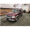 Image 4 : PARKSVILLE - 2008 FORD EXPLORER, RED, 255320 KMS, FOUR WHEEL DRIVE. - JA99199