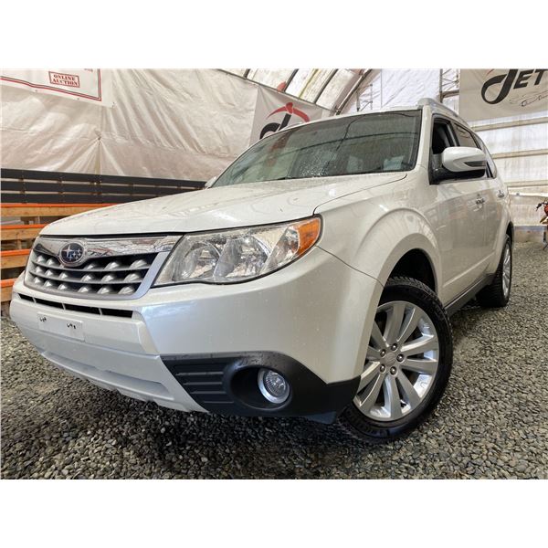 PARKSVILLE - 2012 SUBARU FORESTER 213144KMS WHITE ALL WHEEL DRIVE - D433731