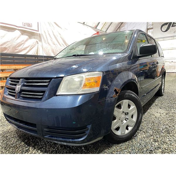 PARKSVILLE-2008 DODGE GRAND CARAVAN 257605KMS BLUE FRONT WHEEL DRIVE- B131007
