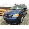 Image 3 : PARKSVILLE-2008 DODGE GRAND CARAVAN 257605KMS BLUE FRONT WHEEL DRIVE- B131007