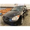 Image 3 : PARKSVILLE-2010 HYUNDAI ACCENT  BLACK FWD 299403KMS - B177915