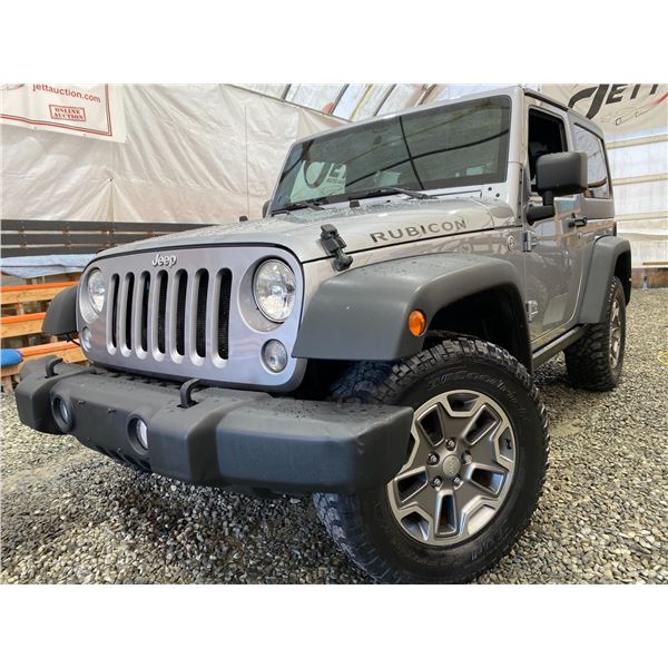 PARKSVILLE-2014 JEEP WRANGLER GREY 4WD 105523KMS - D225470