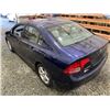 Image 22 : PARKSVILLE - 2007 HONDA CIVIC BLUE 195852 KMS - B042239