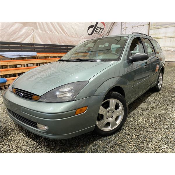 PARKSVILLE-2004 FORD FOCUS GREEN FWD 156098KMS - B180195