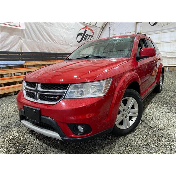 PARKSVILLE - 2012 DODGE JOURNEY RED 173675 KMS - D345185
