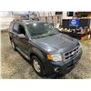 Image 10 : PARKSVILLE - 2008 FORD ESCAPE GREY 131508 MILES - DB90936