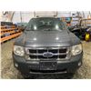 Image 6 : PARKSVILLE - 2008 FORD ESCAPE GREY 131508 MILES - DB90936
