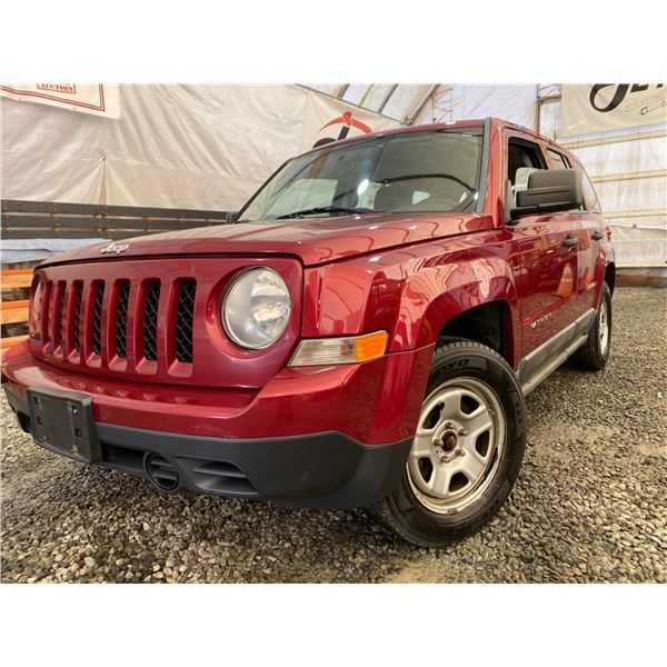 PARKSVILLE - 2011 JEEP PATRIOT RED 215258 KMS - B113145