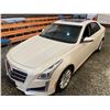 Image 4 : PARKSVILLE - 2014 CADILLAC CTS WHITE 99620 KMS - D190306