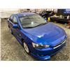 Image 10 : PARKSVILLE - 2010 MITSUBISHI LANCER BLUE 217001 KMS - D603387