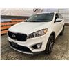 Image 3 : PARKSVILLE - 2016 KIA SORENTO WHITE 225484 KMS - D160712
