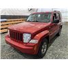 Image 3 : PARKSVILLE - 2008 JEEP LIBERTY RED 328659 KMS - D217440