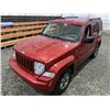 Image 4 : PARKSVILLE - 2008 JEEP LIBERTY RED 328659 KMS - D217440