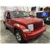 Image 9 : PARKSVILLE - 2008 JEEP LIBERTY RED 328659 KMS - D217440