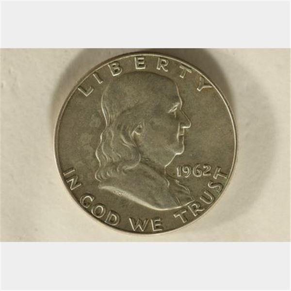 1962 SILVER FRANKLIN HALF DOLLAR