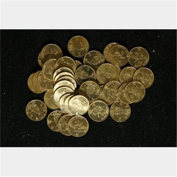 40-1997 HONG KONG UNC 10 CENT COINS SPECIAL
