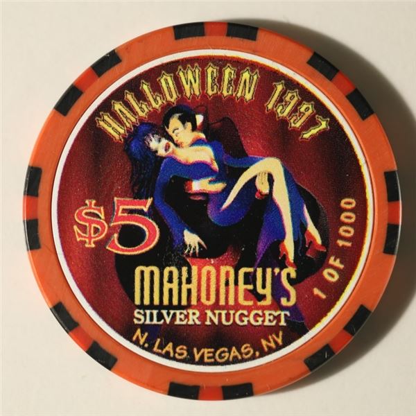 $5 CASINO CHIP MAHONEY'S SILVER NUGGET