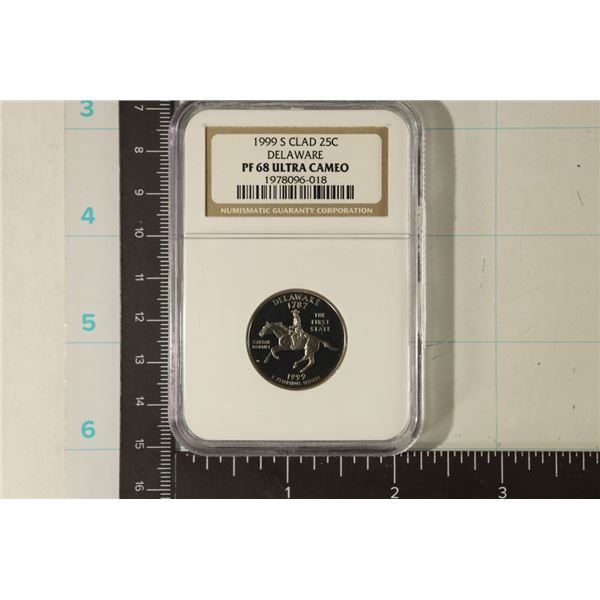 1999-S DELAWARE QUARTER NGC PF68 ULTRA CAMEO