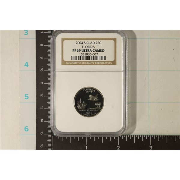 2004-S FLORIDA QUARTER NGC PF69 ULTRA CAMEO