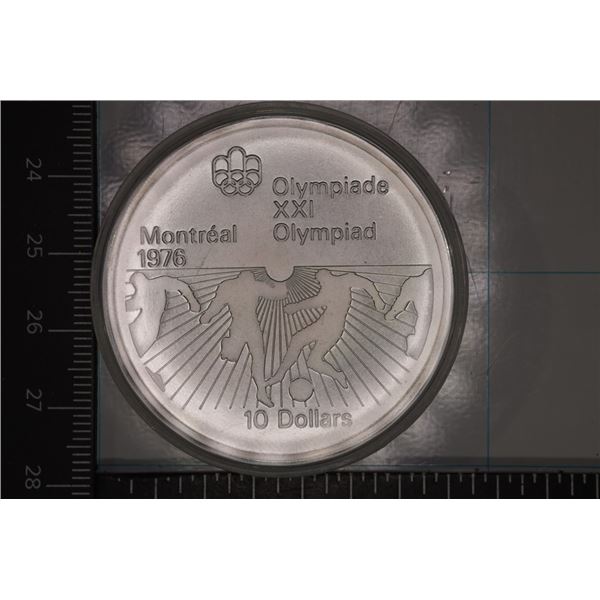 1976 CANADA SILVER $10 1976 MONTREAL OLYMPICS UNC,