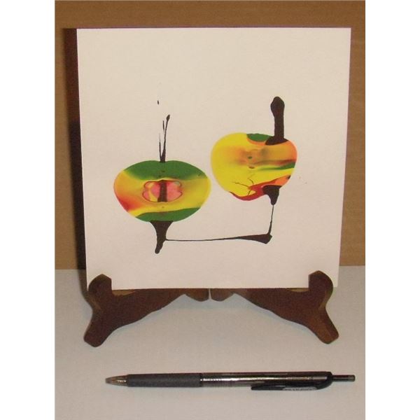 2 Rockets flying fun sublime painting by LangdonArt- 2 fusées sublime peinture originale amusante