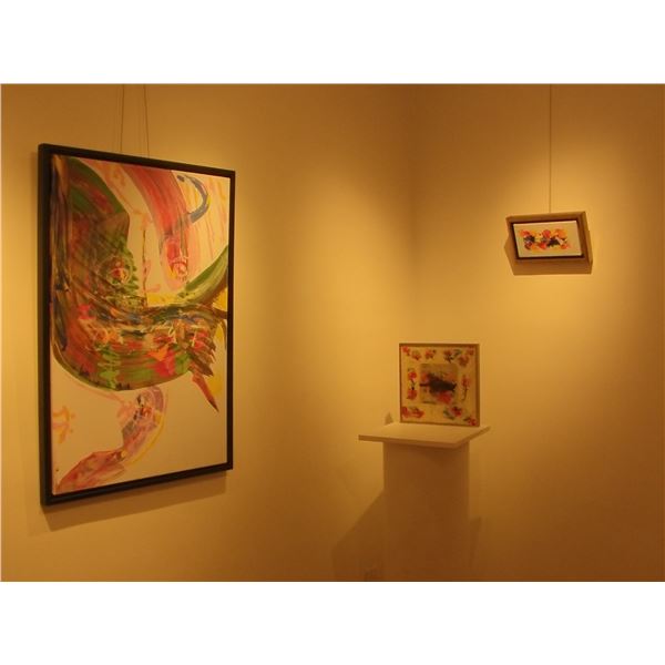 exposition passée une des galeries d'art 2456 à Montréal -of Artiste LangdonArt paintings exhibition